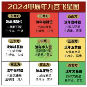 2024年九宫飞星图